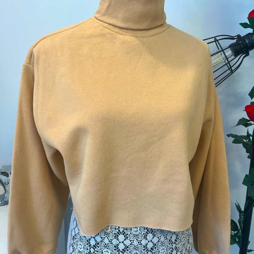 Forever 21 size L, super comfty semi-cropped turtle neck.